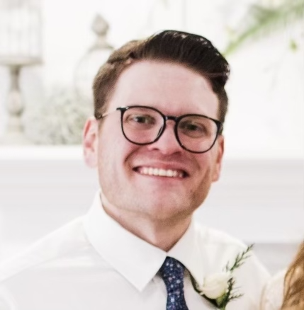 A picture of myself from my sister's wedding